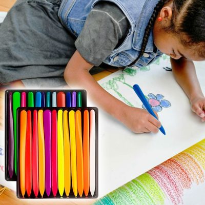 Creioane colorate pentru copii (24 buc) | PASTELKE