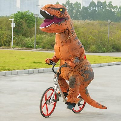 Costum gonflabil în formă de dinozaur | TREXCOS