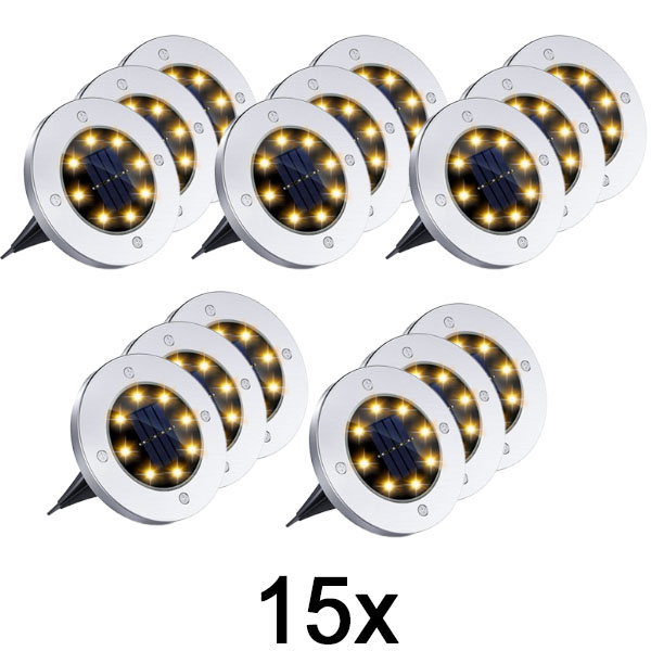 5x Lămpi solare pentru sol pentru exterior (3 buc.) | LUMIGARD