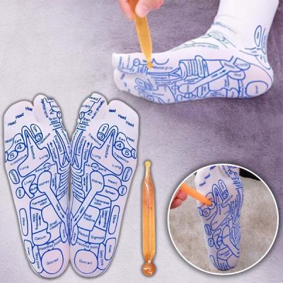 Activați punctele de sănătate – șosete de reflexoterapie pentru masaj zilnic | FEETRA