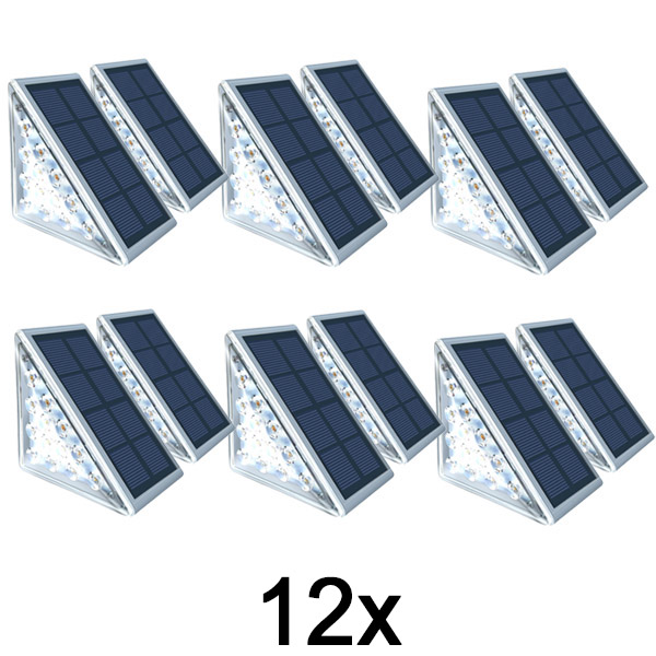 6x Lampă solară impermeabilă (2 buc) | LUMOSTEP