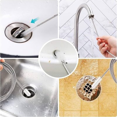 Perie flexibilă pentru scurgeri și țevi înfundate | DRAINOVA