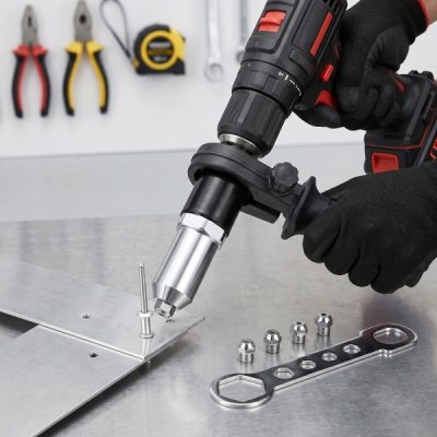 Atașament pentru nituire cu bormașina electrică | RIVETY