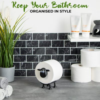 Suport decorativ pentru hârtie igienică în formă de oaie | ROLLSHEEP